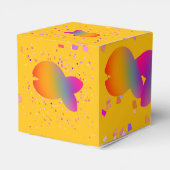 Rainbow Fish Kids Yellow Birthday  フェイバーボックス (裏面サイド)