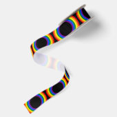 RAINBOW FLAG -ストライプリングや輪- LGBT サテンリボン (裏面)