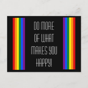 RAINBOW FLAG -ストライプ- LGBT colors ポストカード