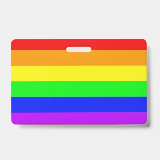 Rainbow Flag バッジ (正面)