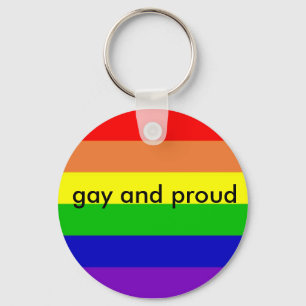 rainbow_flag_1024_768,ゲイと誇りを持った キーホルダー