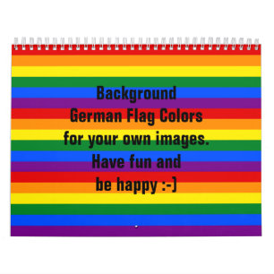 RAINBOW FLAG COLORS CALENDAR カレンダー