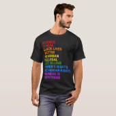 Rainbow Flag Human Rights Womens  Gay Rights Lgbtq Tシャツ (正面フル)