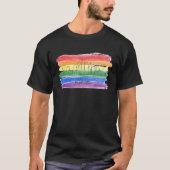 Rainbow Flag LGBTQIA Pride Month 2023 Rochester Ga Tシャツ (正面)