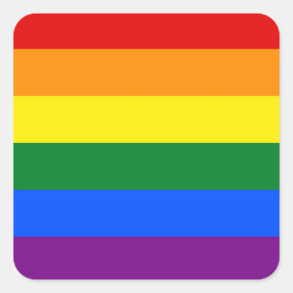 Rainbow Flag Stickers スクエアシール