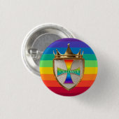 Rainbow Follower Crest Button / Badge 缶バッジ (正面&裏面)