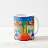 Rainbow Follower Crest Coffee Mug コーヒーマグカップ (正面右)