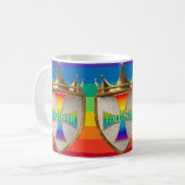 Rainbow Follower Crest Coffee Mug コーヒーマグカップ (正面左)