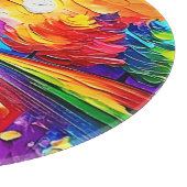 Rainbow Forest Sunset Dreams カッティングボード (角)