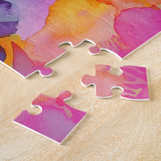 Rainbow fox ジグソーパズル (側面)