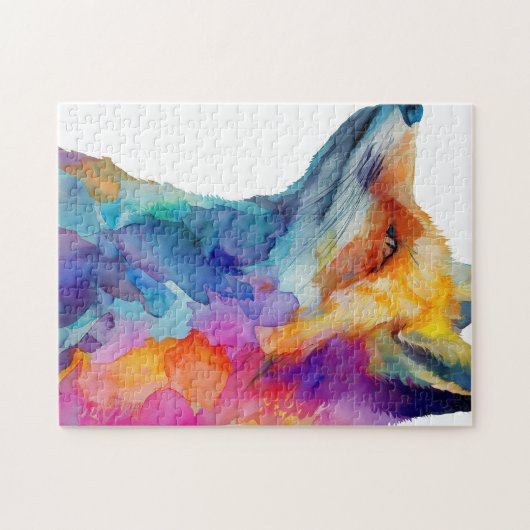 Rainbow fox ジグソーパズル (横)