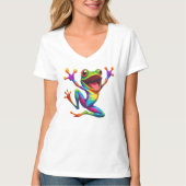 Rainbow Frog Tシャツ (正面)