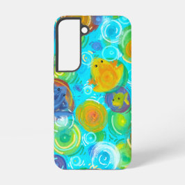 Rainbow Frogs Colorful Water Phone Case Samsung Galaxy S22ケース