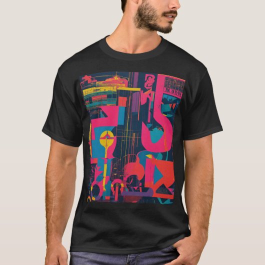 Rainbow Fusion:-数々のcolorデザイン» Tシャツ (正面)