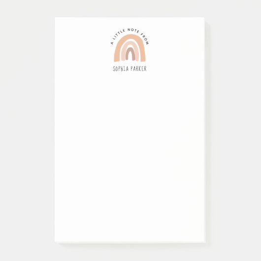 Rainbow Garls Stationaryメモ帳 ポストイット (正面)