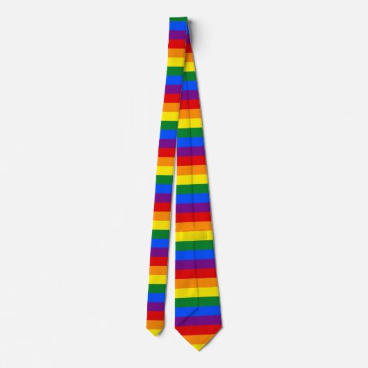 Rainbow Gay Pride Flag ネクタイ (裏面)