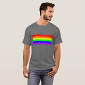 Rainbow gay Pride Tシャツ (正面フル)