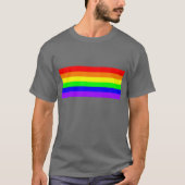 Rainbow gay Pride Tシャツ (正面)