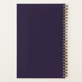 Rainbow Geometric Elephant Cosmic Forest Journal ノートブック (裏面)