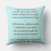 Rainbow German Shepherd Cozy Poem  クッション (裏面)