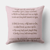 Rainbow German Shepherd Cozy Poem  クッション (裏面)