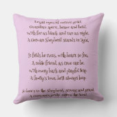 Rainbow German Shepherd Cozy Poem クッション (裏面)