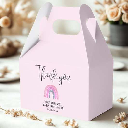  Rainbow Girl Baby Shower フェイバーボックス
