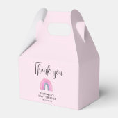  Rainbow Girl Baby Shower フェイバーボックス (正面サイド)
