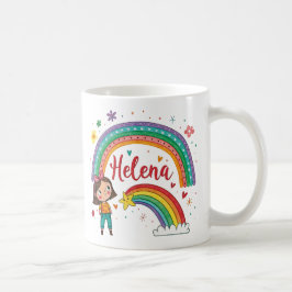 Rainbow Girl Helena 1 コーヒーマグカップ