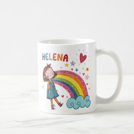 Rainbow Girl Helena 2 コーヒーマグカップ