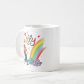 Rainbow Girl Lilly 1 コーヒーマグカップ (正面左)