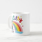 Rainbow Girl Lilly 2 コーヒーマグカップ (正面左)