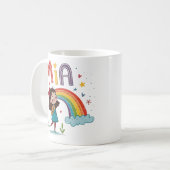 Rainbow Girl Mia 1 コーヒーマグカップ (正面左)