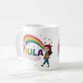 Rainbow Girl Paula 1 コーヒーマグカップ (正面左)