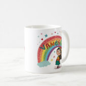 Rainbow Girl Vanessa 2 コーヒーマグカップ (正面右)