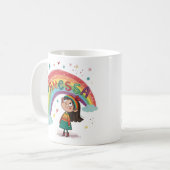 Rainbow Girl Vanessa 2 コーヒーマグカップ (正面左)