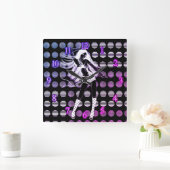 Rainbow girlfriend スクエア壁時計 (ホーム)