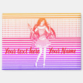 Rainbow girlfriend マグネット (正面)