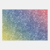 Rainbow Glitter  ラッピングペーパーシート (正面2)