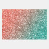 Rainbow Glitter  ラッピングペーパーシート (正面2)