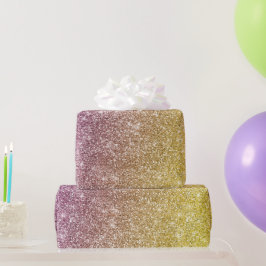 Rainbow Glitter  ラッピングペーパー