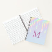 Rainbow Glitter Aesthetic Composition ノートブック (内部)