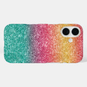 Rainbow Glitter  Case-Mate iPhoneケース (裏面 (横))