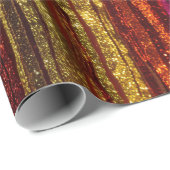 Rainbow Glitter Tinsel Strands PartyWrapping Paper ラッピングペーパー (ロールコーナー)