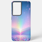 Rainbow Glow Fantasy Phone Case Samsung Galaxyケース (裏面)