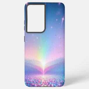 Rainbow Glow Fantasy Phone Case Samsung Galaxy S21 Ultraケース