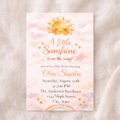 Rainbow Glow Sun Baby Style 招待状