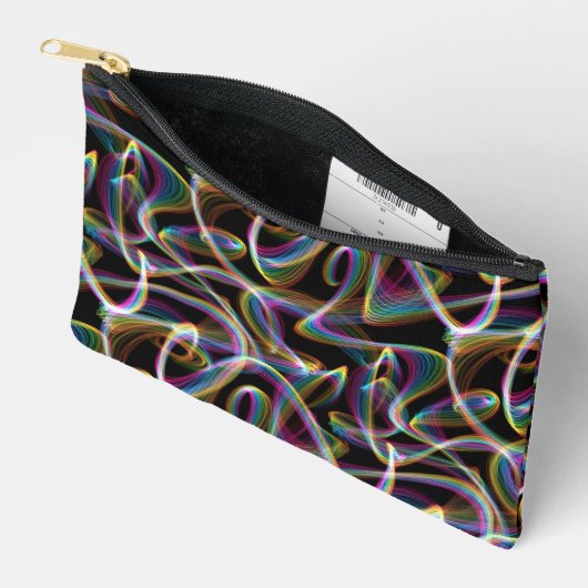 rainbow glowstick lightpainting : アクセサリーポーチ (見開き)