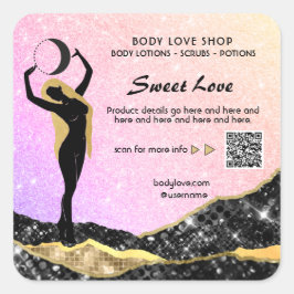 *~* RAINBOW Goddess Intention Spell AP24 Lavender スクエアシール