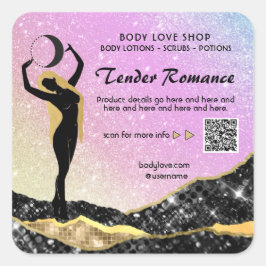 *~* RAINBOW Goddess Intention Spell AP24 Violet スクエアシール